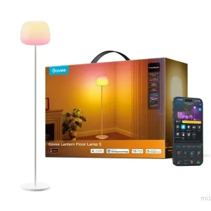 Govee Lantern Gulvlampe – RGBICWW Smart Stålampe, Halo Gradient Belysning, 1400lm, Matter – Gratis frakt v:2031232