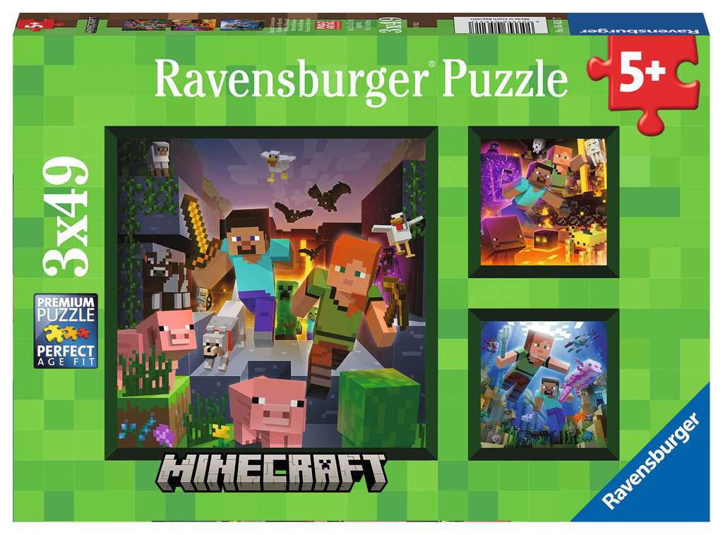 Ravensburger – Minecraft Biomes 3x49p – (10105621) v:8758374