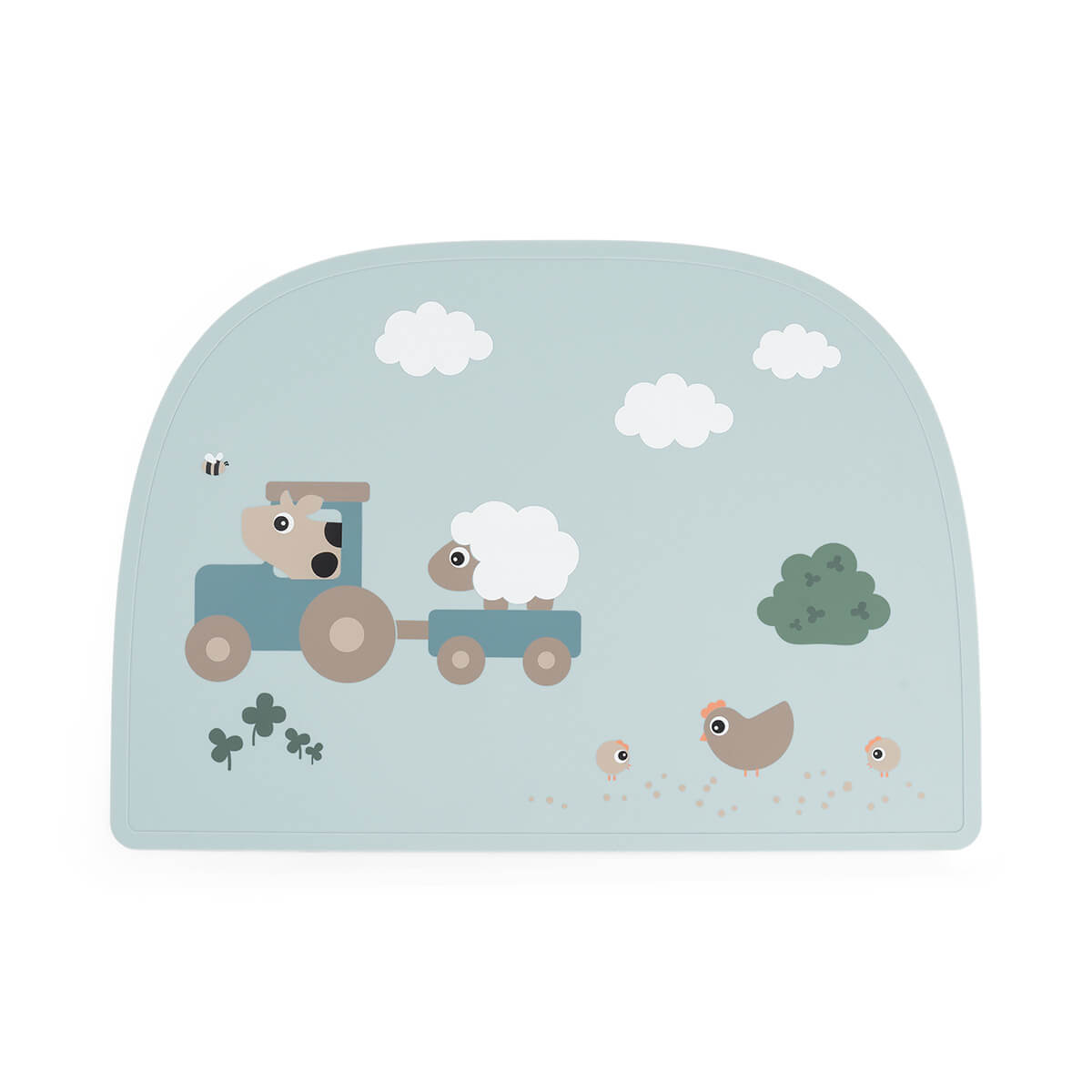 Done by Deer – Silicone placemat Tiny farm – Blue – 38 x 26,5 cm v:1481009 Done by Deer – Silicone placemat Tiny farm – Blue – 38 x 26,5 cm v:1481009