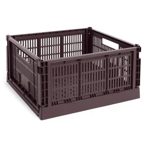 HAY – Colour Crate L Square Oppbevaringsboks (Bordeaux) – Bordeaux v:5402778