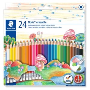 Staedtler – Noris visserbare fargeblyanter med viskelær – 24 stk. v:4006010 Staedtler – Noris visserbare fargeblyanter med viskelær – 24 stk. v:4006010