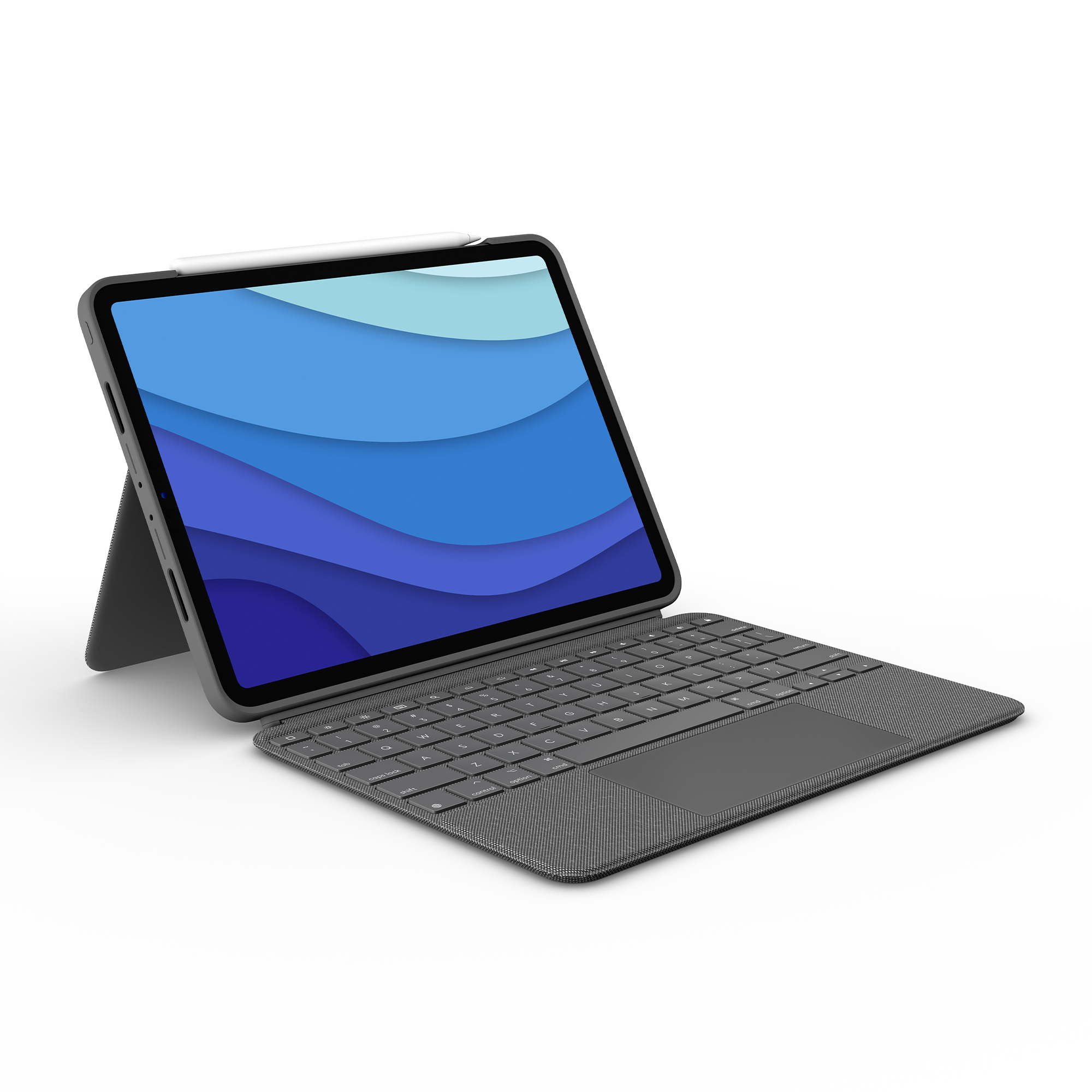 Logitech – Combo Touch Keyboard – For iPad Pro ( Nordic Layout ) – Gratis frakt v:9659747