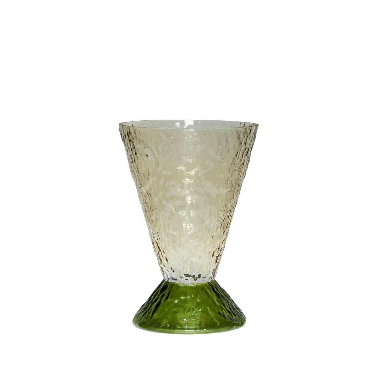 Hübsch – Abyss Vase – H29 cm – Grønn - Green - One Size - Gratis frakt v:1486520