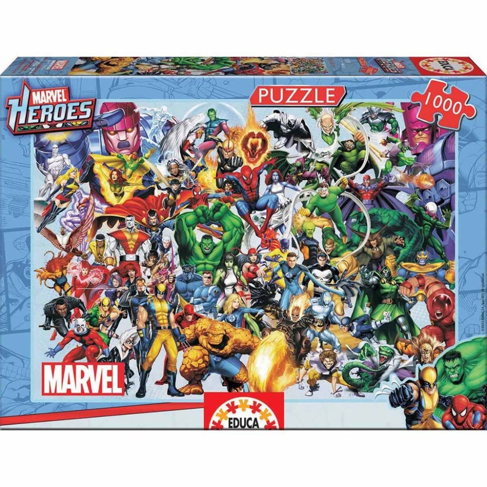 Educa – 1000 Marvel Heroes Puzzles (80-15193) v:9134671