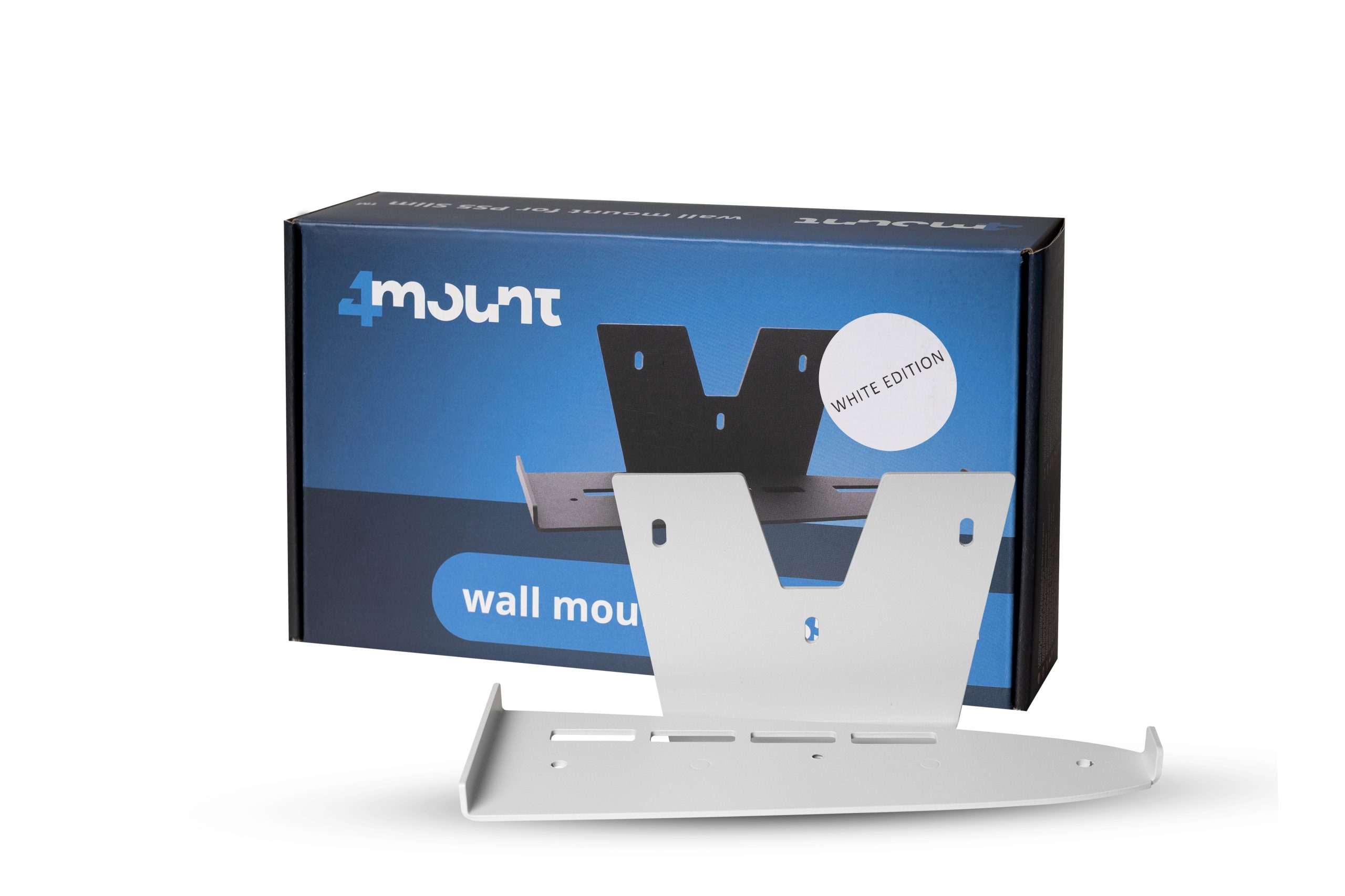 4mount - Wall Mount For PS5 - PlayStation 4 - White - Dansk - Digital Edition v:6748912