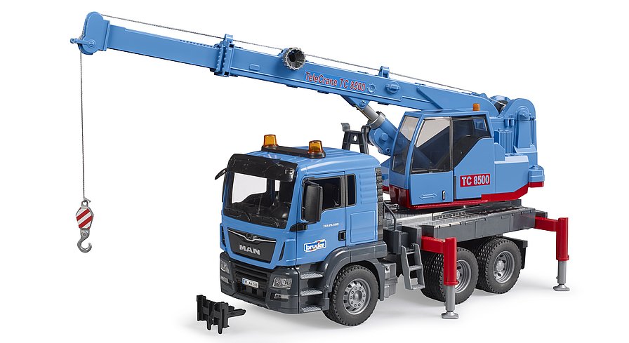 Bruder - MAN TGS Crane Truck (03771) - Gratis frakt v:7345944