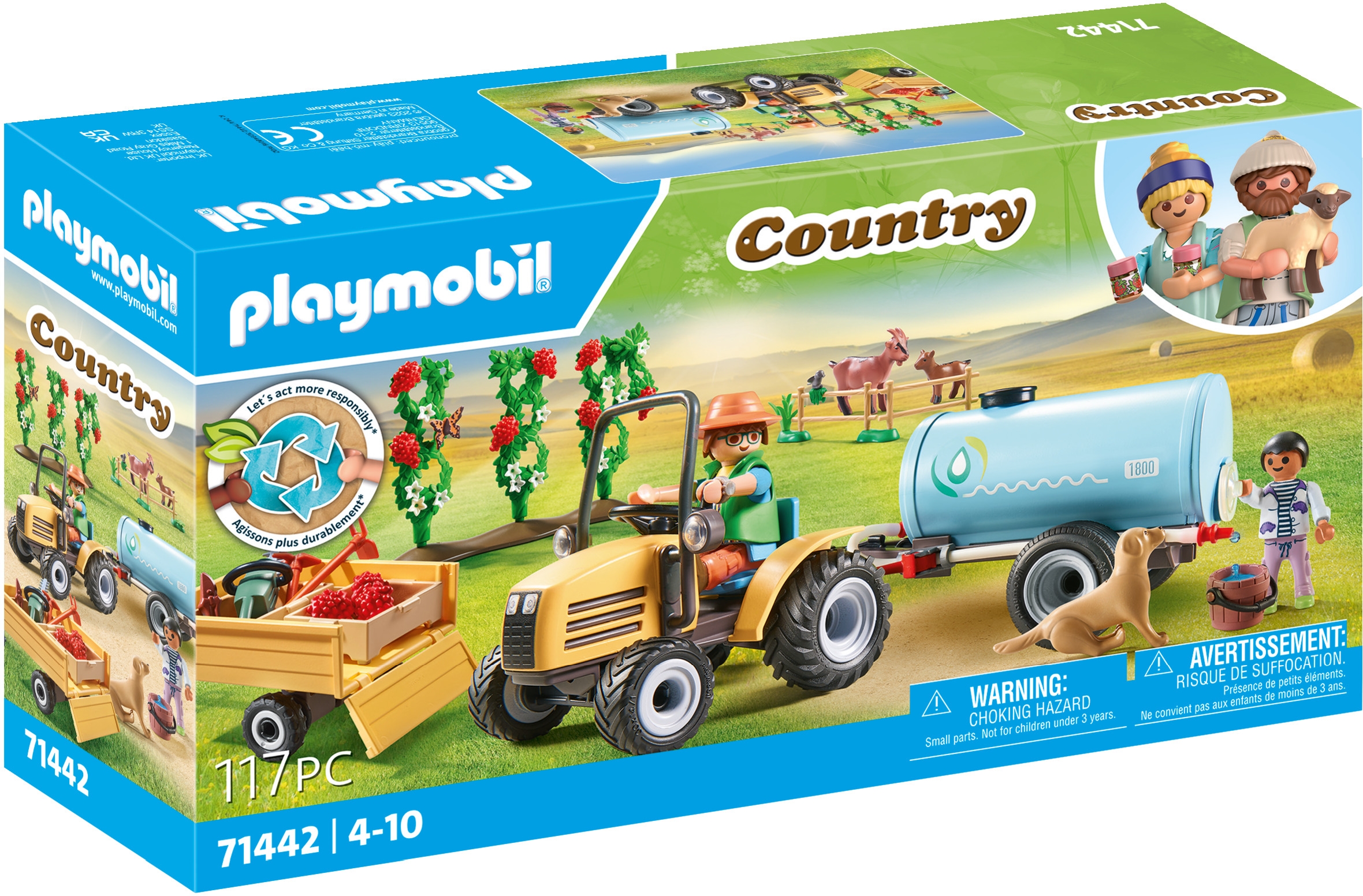 PLAYMOBIL – Tractor with trailer and water tank (71442) – Gratis frakt v:6576746 PLAYMOBIL – Tractor with trailer and water tank (71442) – Gratis frakt v:6576746