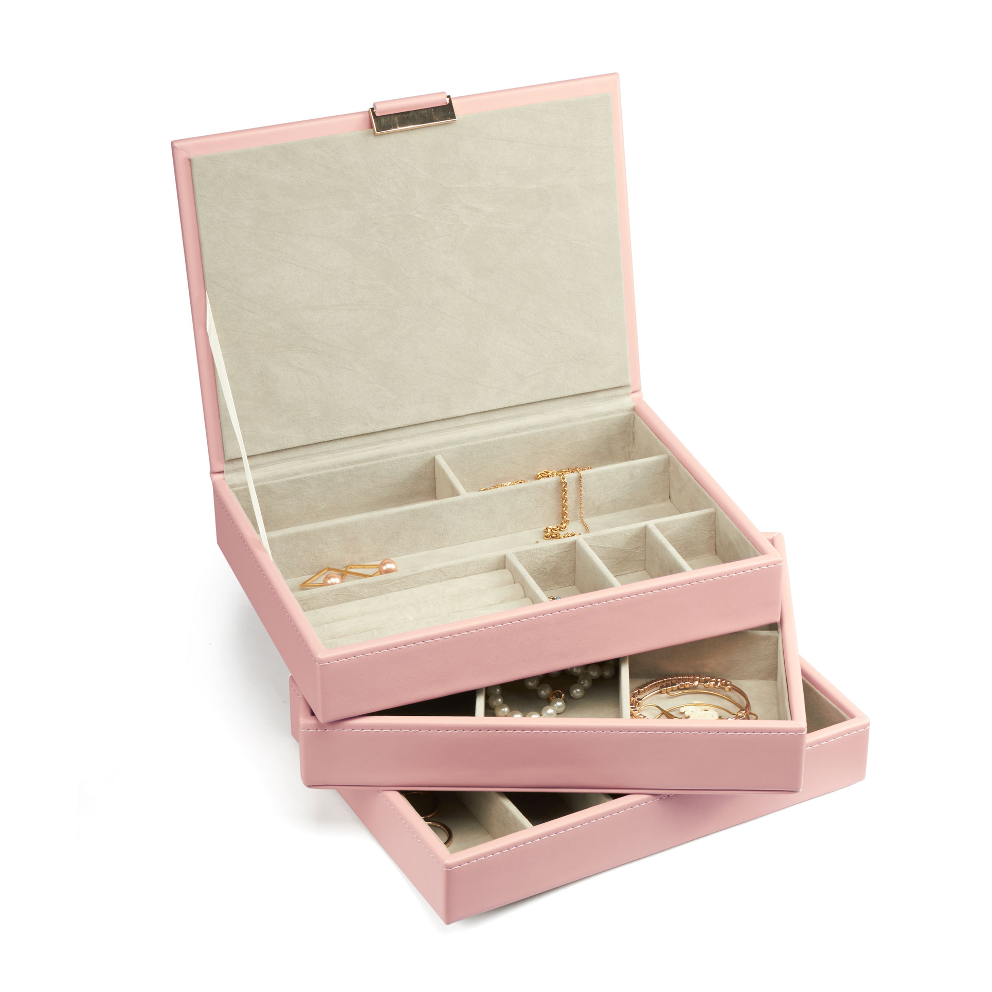 Gillian Jones – Flerlags Smykkeskrin – Krem – Rosa – Gratis frakt v:7728937 Gillian Jones – Flerlags Smykkeskrin – Krem – Rosa – Gratis frakt v:7728937
