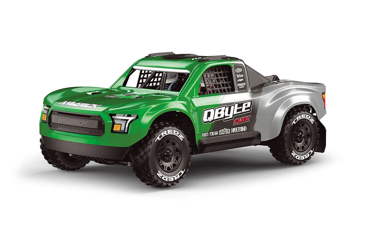 Maverick - SC Flux 1/12th SC Truck - Green (151202) - Gratis frakt v:6791440