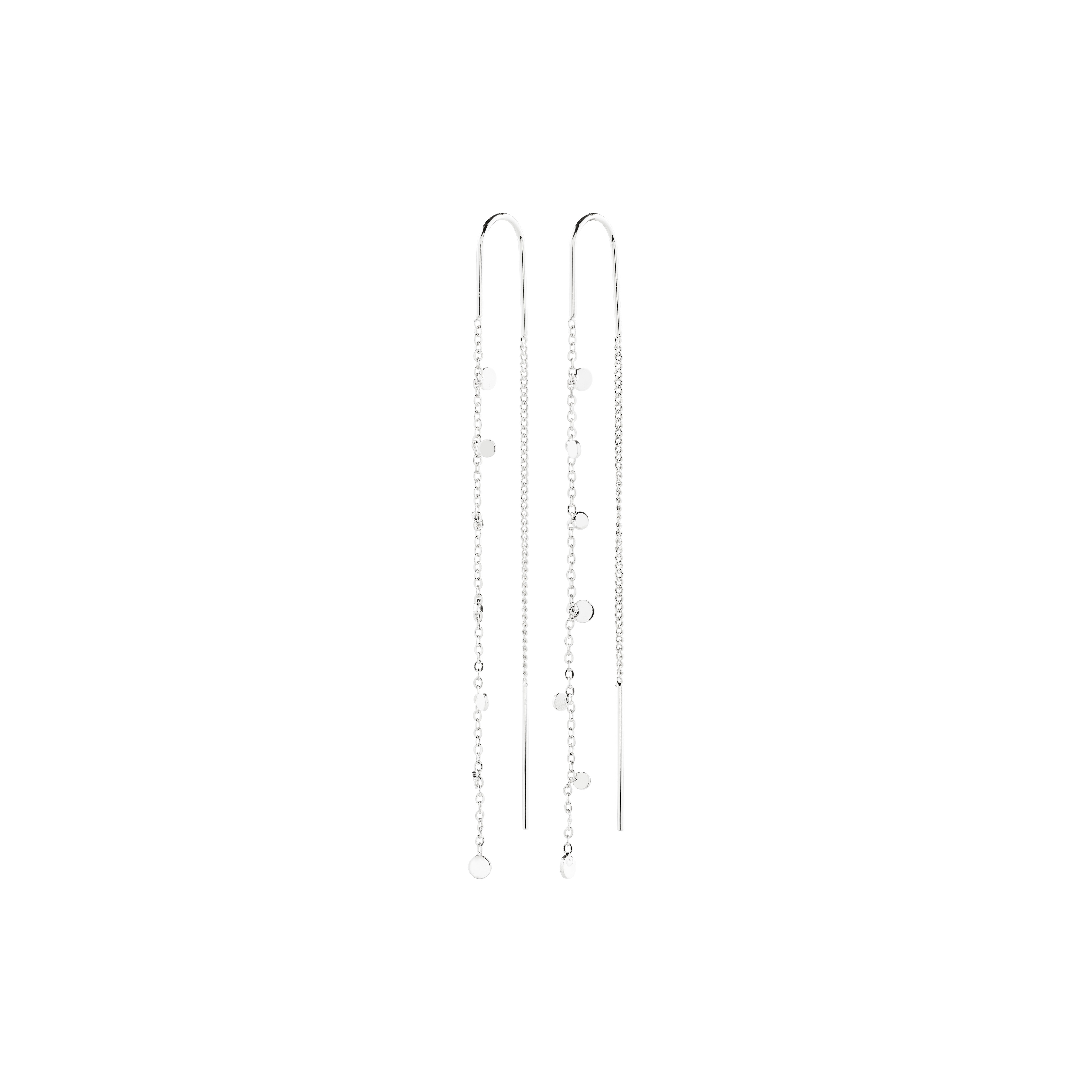 PILGRIM – BAYLEN Chain Earrings – Silver-Plated – 65 mm v:1784714