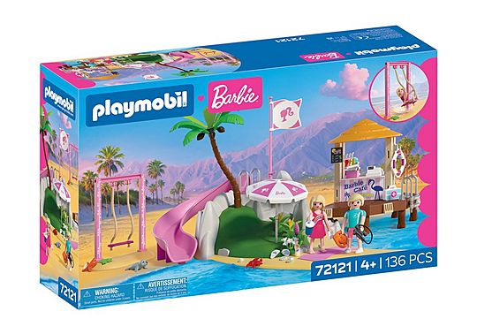 PLAYMOBIL x Barbie – Beach Café (72121) – Gratis frakt v:7994058