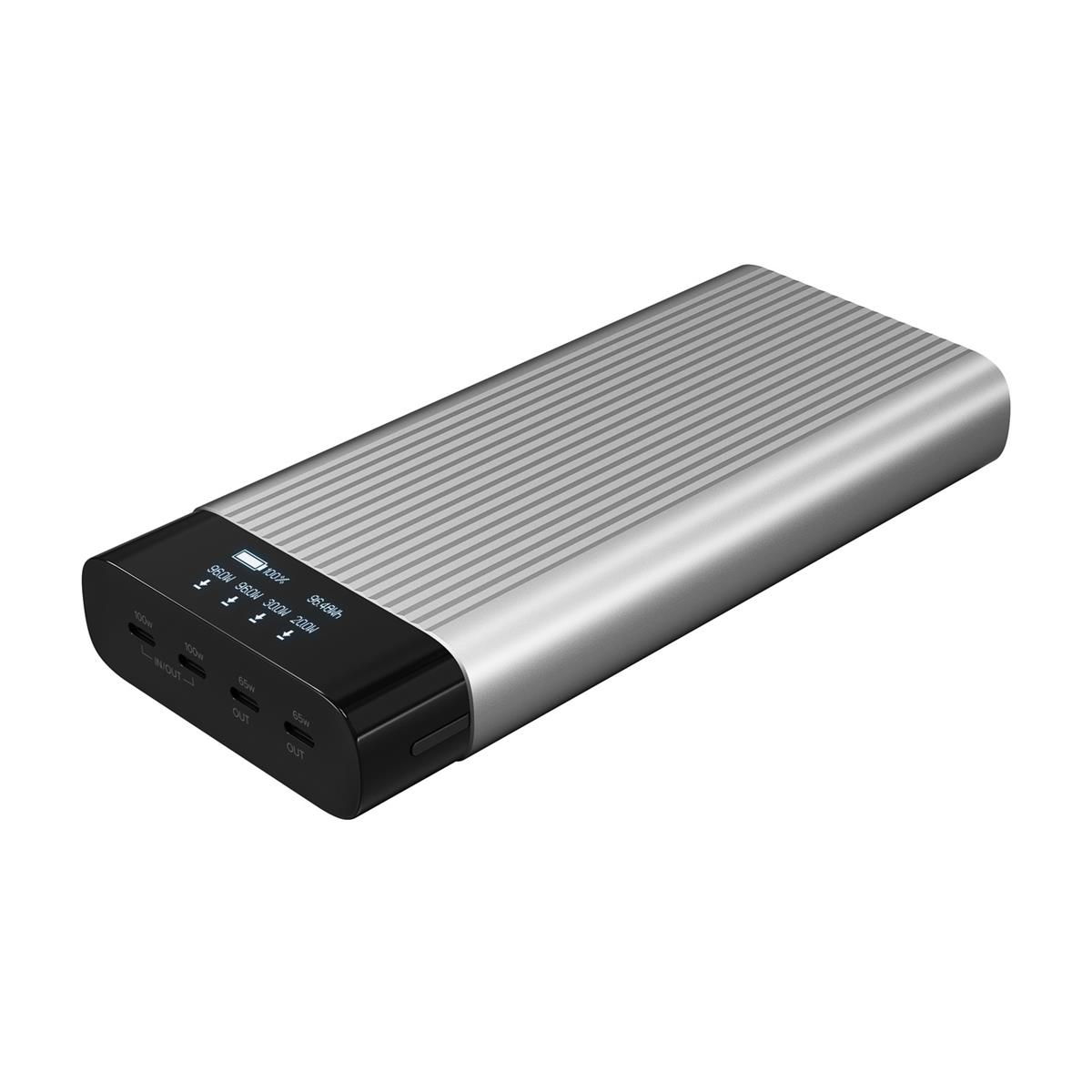 Hyper – HyperJuice 245W USB-C 100Wh Power bank with OLED Display – Gratis frakt v:8498328