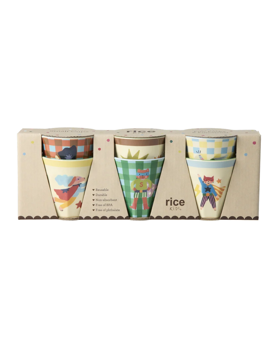 Rice - Melamine Kids Cup with Hero Print - Green - Small v:9123542