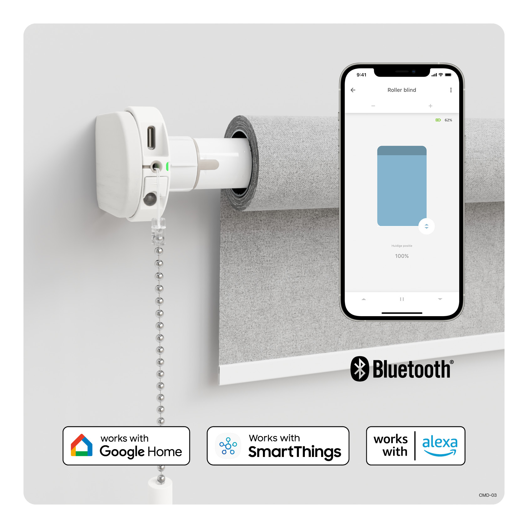 MotionBlinds – Retrofit-motoren, som er utstyrt med Bluetooth-teknologi – Gratis frakt v:2879715 MotionBlinds – Retrofit-motoren, som er utstyrt med Bluetooth-teknologi – Gratis frakt v:2879715