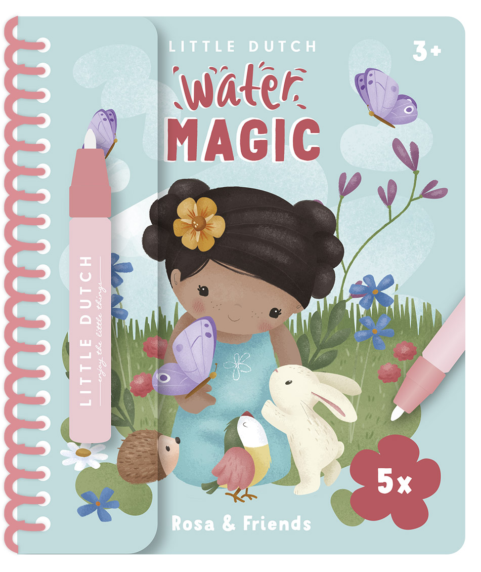 Little Dutch - Water Reveal Book Rosa & Friends - 125476 v:7911915