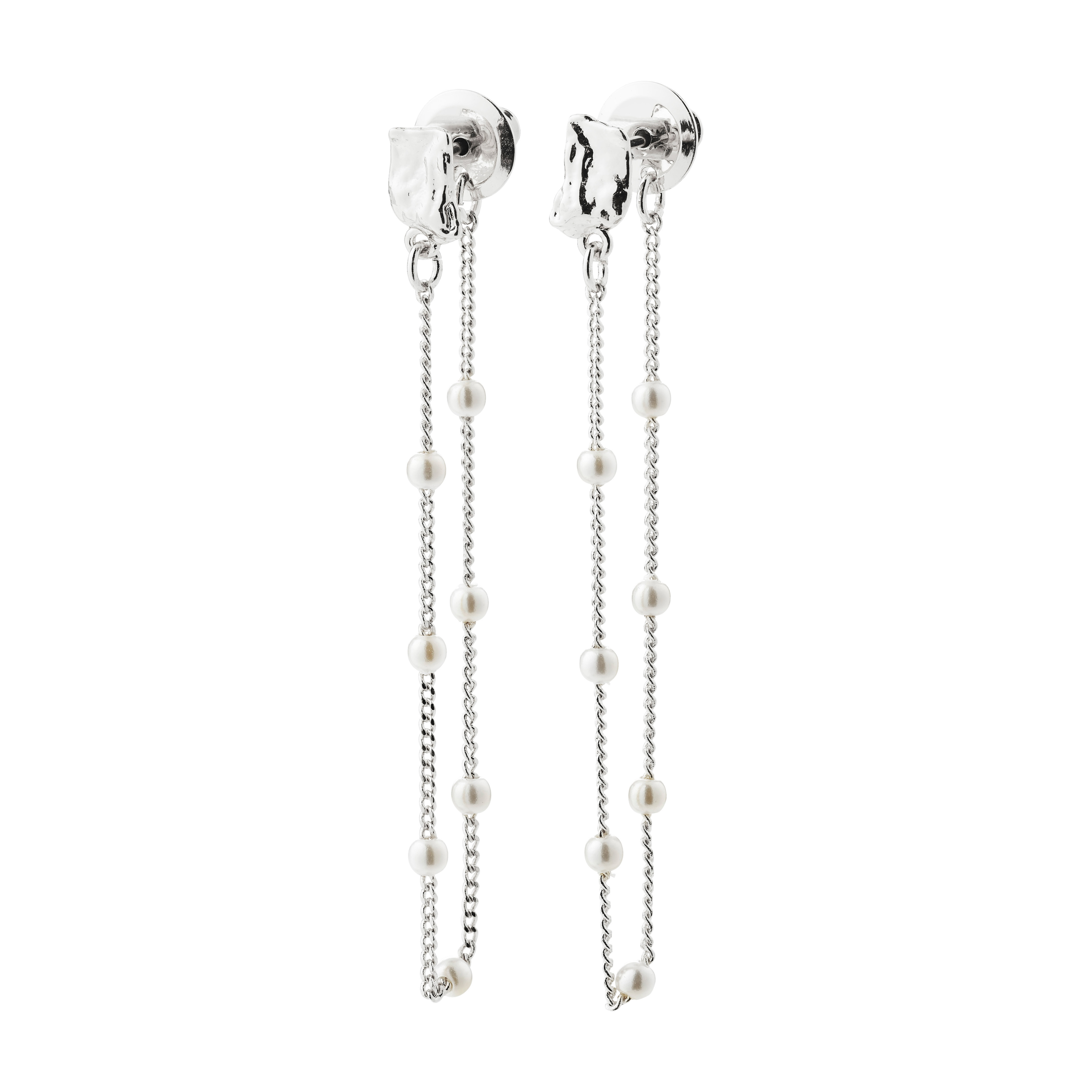 PILGRIM – AERUN Earrings – Silver Plated – 55 mm v:1428535