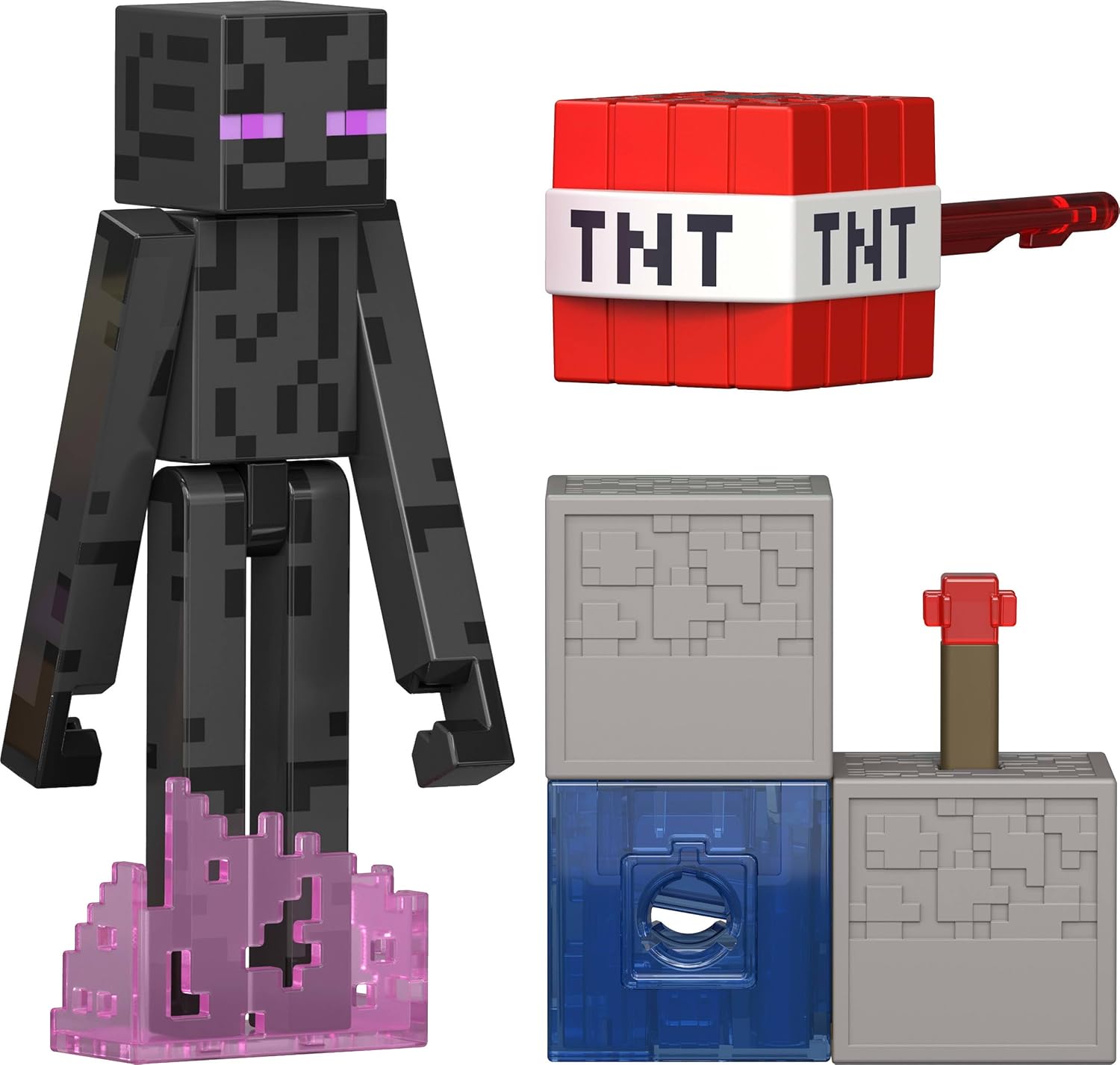 Minecraft – Biome Builds 8cm Figure – Enderman (JJR88-JL10) – Enderman Action – Minecraft v:3888352