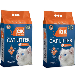AK – 2x Cat litter without scent 10 kg – Bundle v:8498115 AK – 2x Cat litter without scent 10 kg – Bundle v:8498115