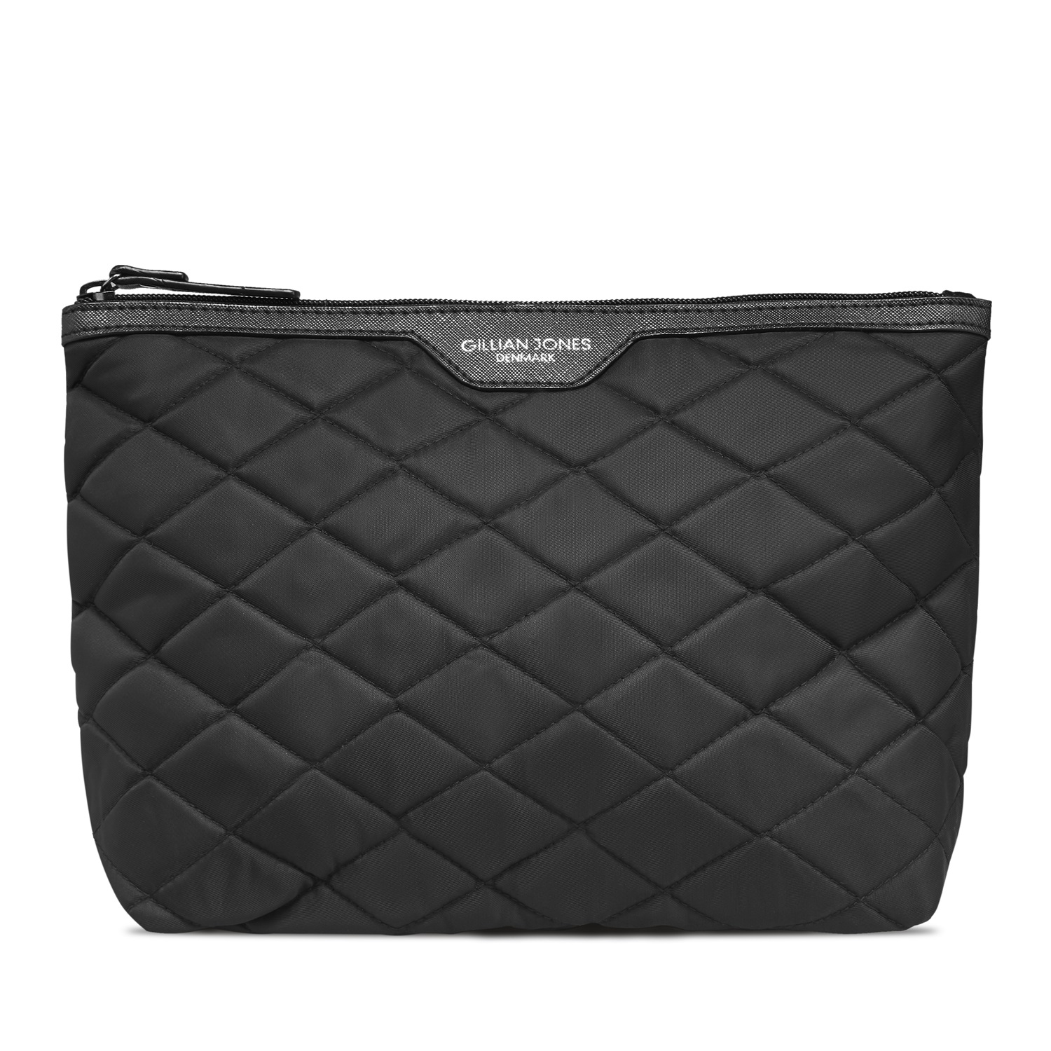Gillian Jones - Sustainable Cosmetic Bag In 100% Recycled Plastic Black - Black v:2753454