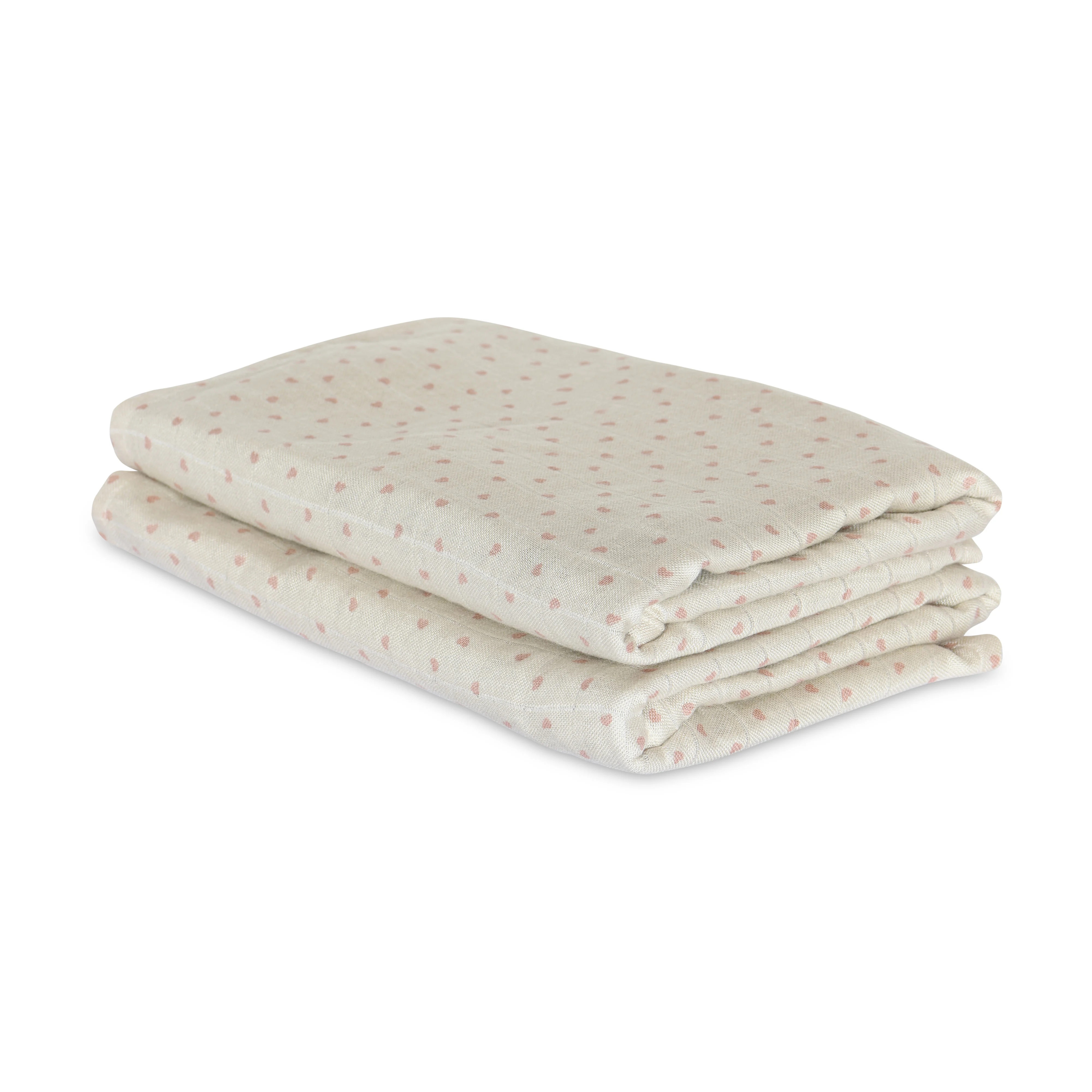 Nuuroo - Josefine bamboo muslin cloth 2-pak - Hearts v:4854237