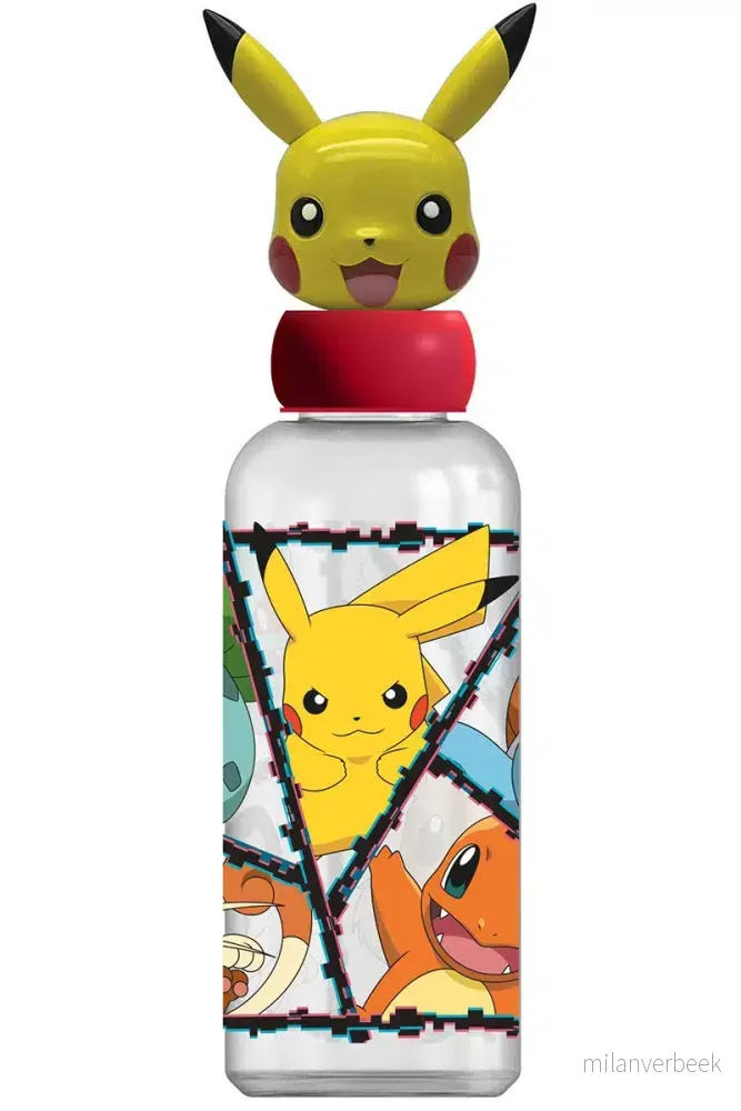 Stor - Water Bottle w/3D Figurine 560 ml - Pokémon (088808723-10127) v:5621120