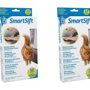 Catit – 2 x Biodegradable Replacement Liners (Top) Smart Sift 12St v:8506961 Catit – 2 x Biodegradable Replacement Liners (Top) Smart Sift 12St v:8506961