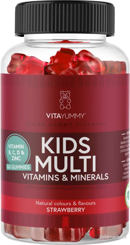 VitaYummy - Kids Multi (Strawberry) - 60 pcs. v:9879306
