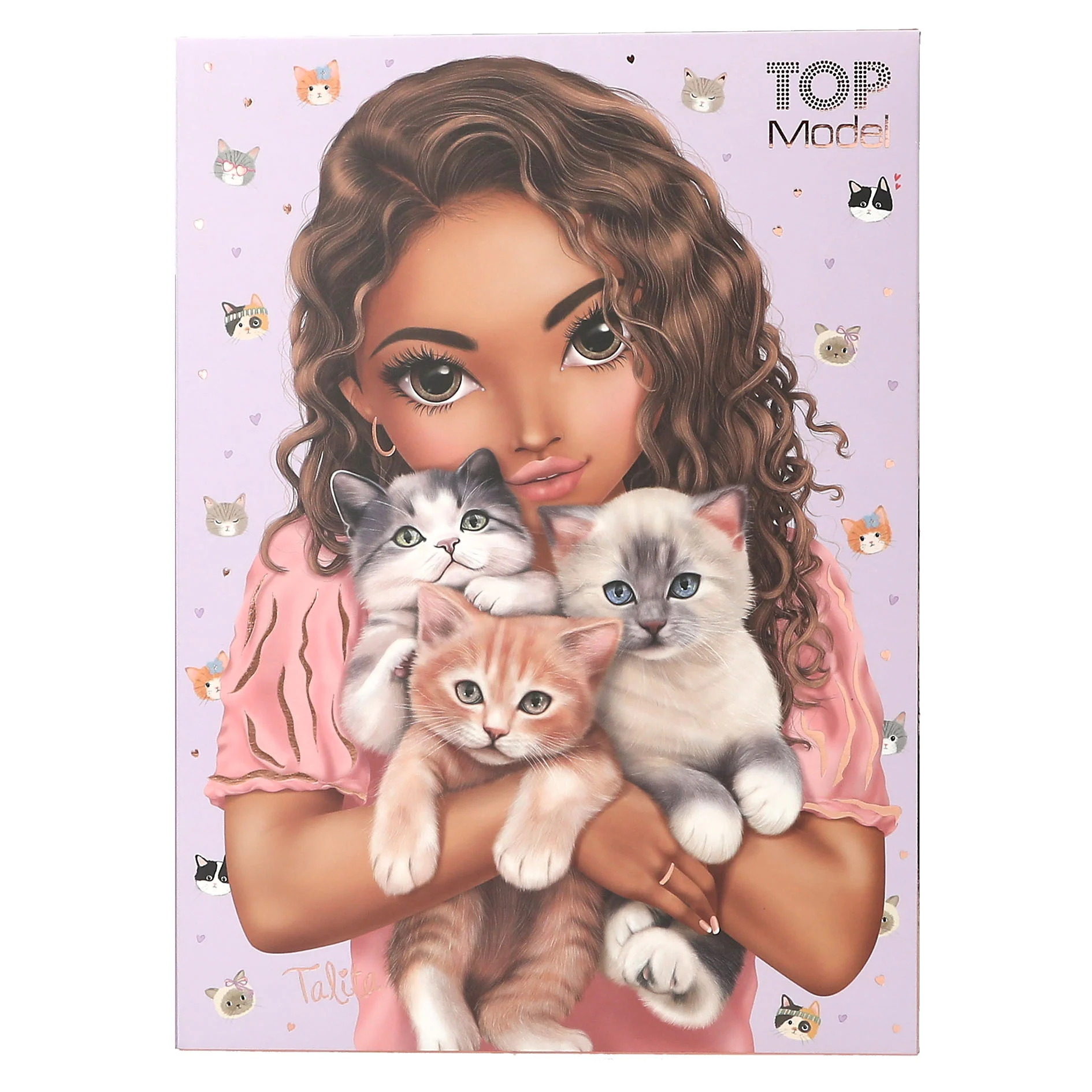 Topmodel - Brevpapirsett CAT LOVE - Soft Purple v:5609774