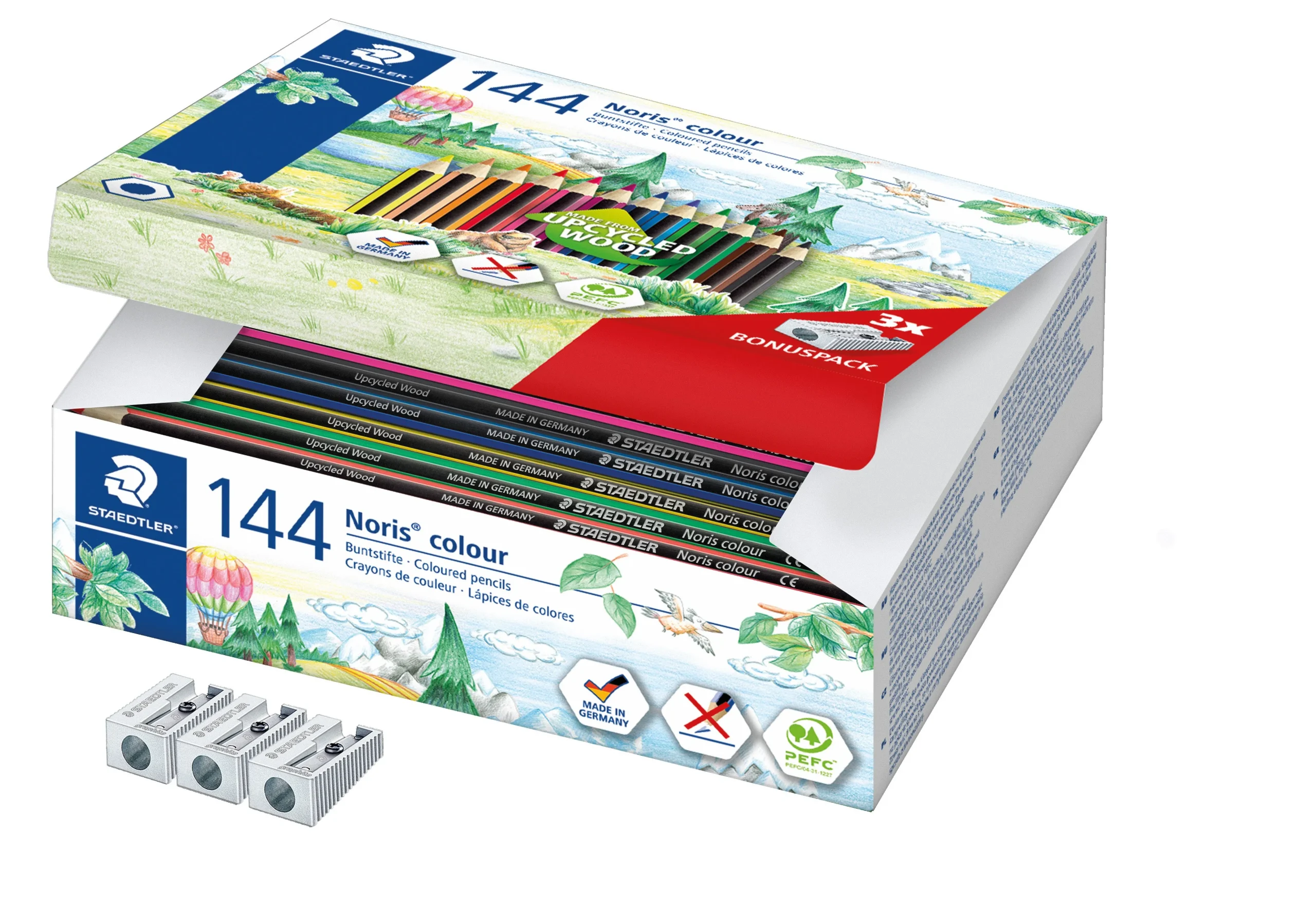 Staedtler – Colour Pencil, Noris colour – 144 pcs. (185 C144) – Gratis frakt v:5551791