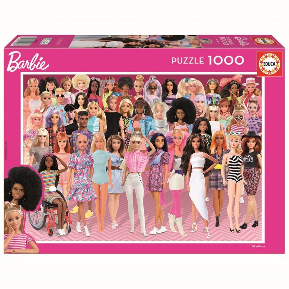 Educa – 1000 Barbie Puzzles (80-19268) v:8005327 Educa – 1000 Barbie Puzzles (80-19268) v:8005327