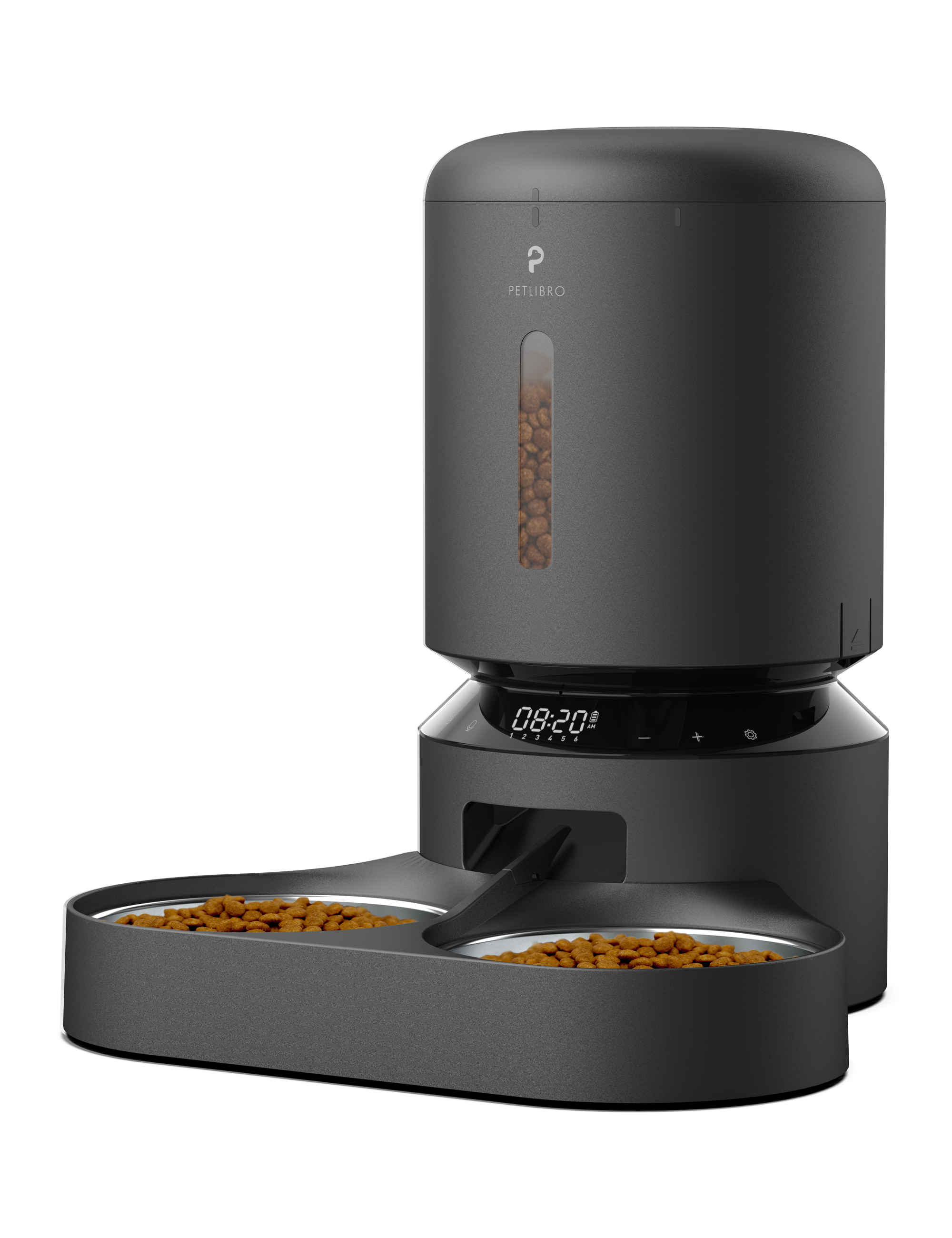 Petlibro - Granary Dual Food Tray - Black - 5L - Gratis frakt v:2691510