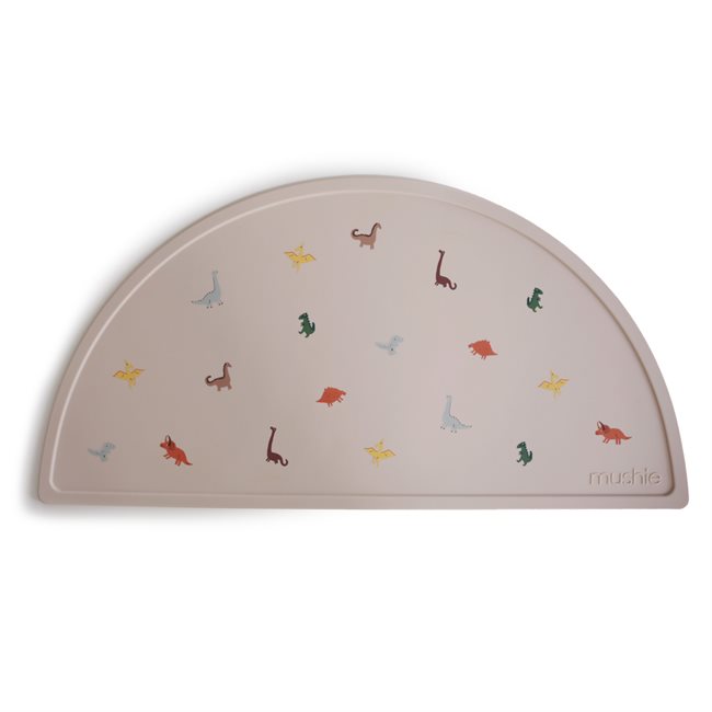 Mushie - Silicone Mat - Dinosaurs - 48 x 23 cm v:7079195