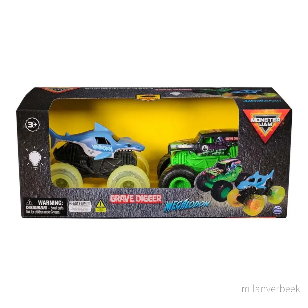 Monster Jam - 1:43 Glowing Light 2 Pack (6071482) v:4264941
