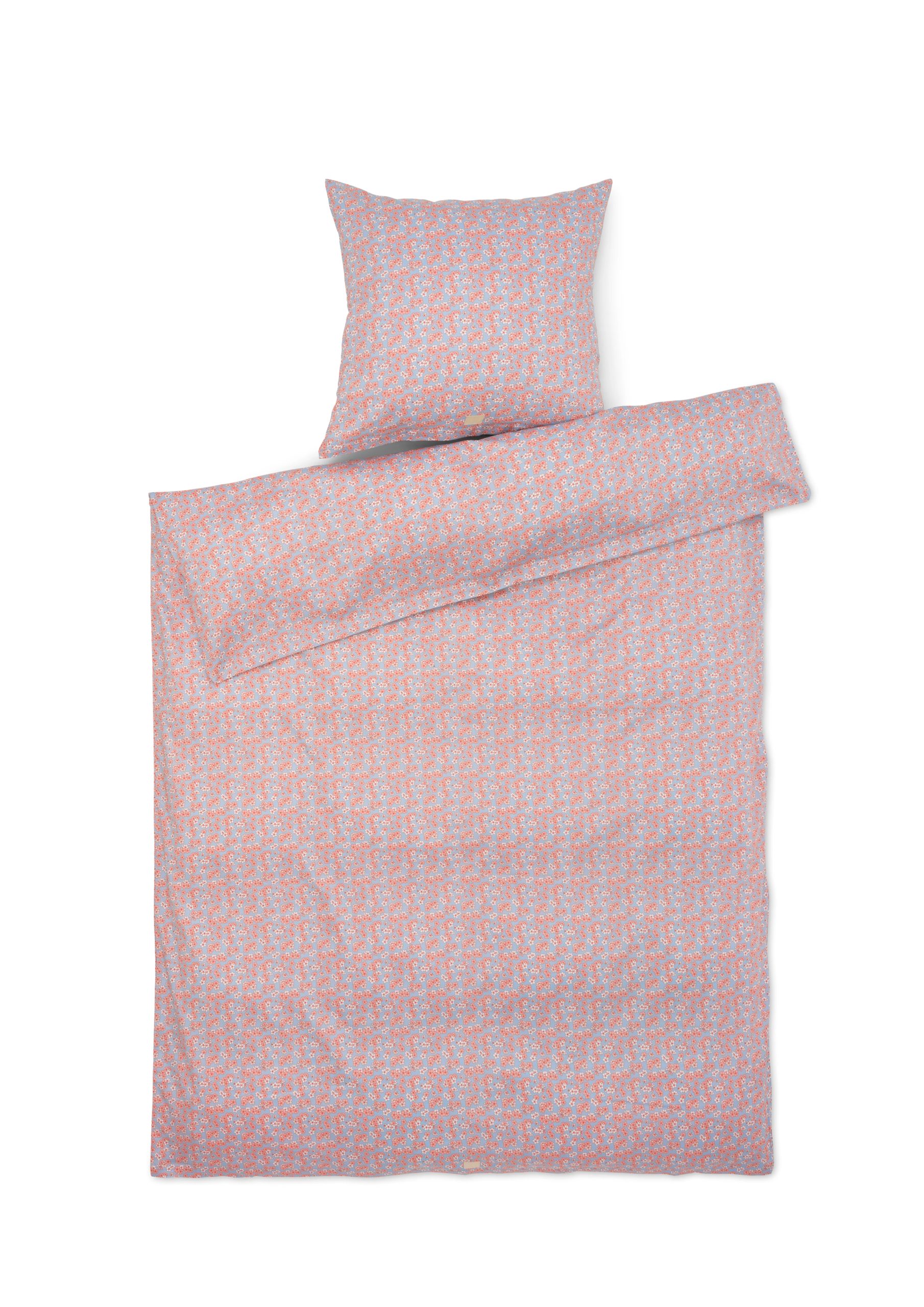 Juna – Pleasantly Sengetøy – Lys blå/Rose – 140×200 cm – Gratis frakt v:5729901