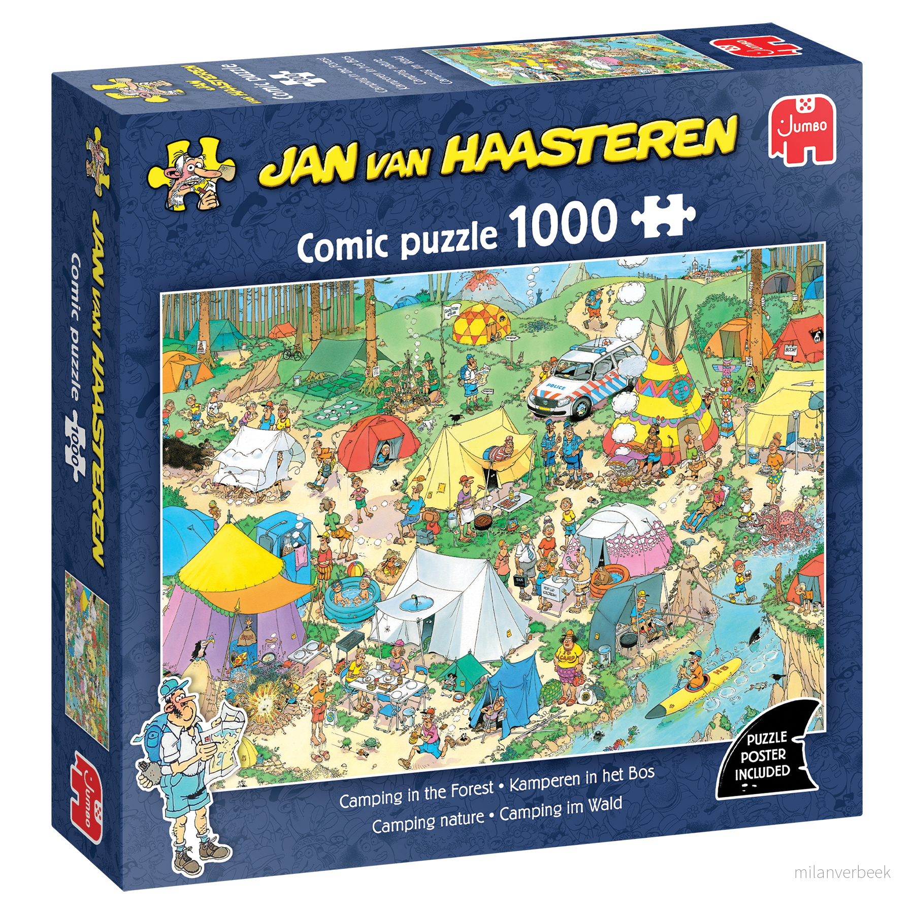 Jan van Haasteren - Camping in the Forest (1000 pieces) v:2891881