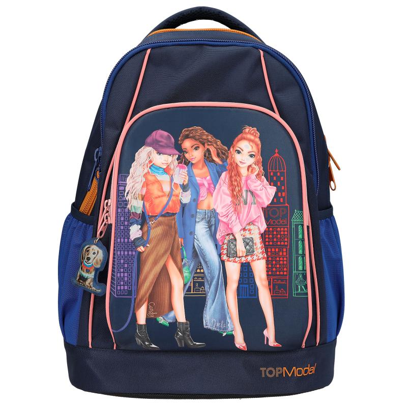 TOPModel Schoolbackpack CITY GIRLS ( 0412565 ) - Gratis frakt v:4099722