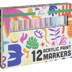 Nassau – Acrylic Paint Brush Markers, 12 Pcs (AR017000) v:5213157 Nassau – Acrylic Paint Brush Markers, 12 Pcs (AR017000) v:5213157