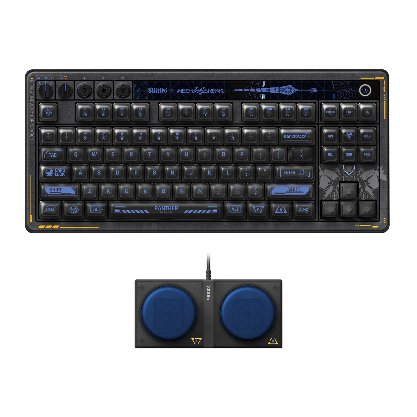 8Bitdo – Mechanical Keyboard Mecha Break Ed. – Black – 87 Keys – Gratis frakt v:5366961 8Bitdo – Mechanical Keyboard Mecha Break Ed. – Black – 87 Keys – Gratis frakt v:5366961