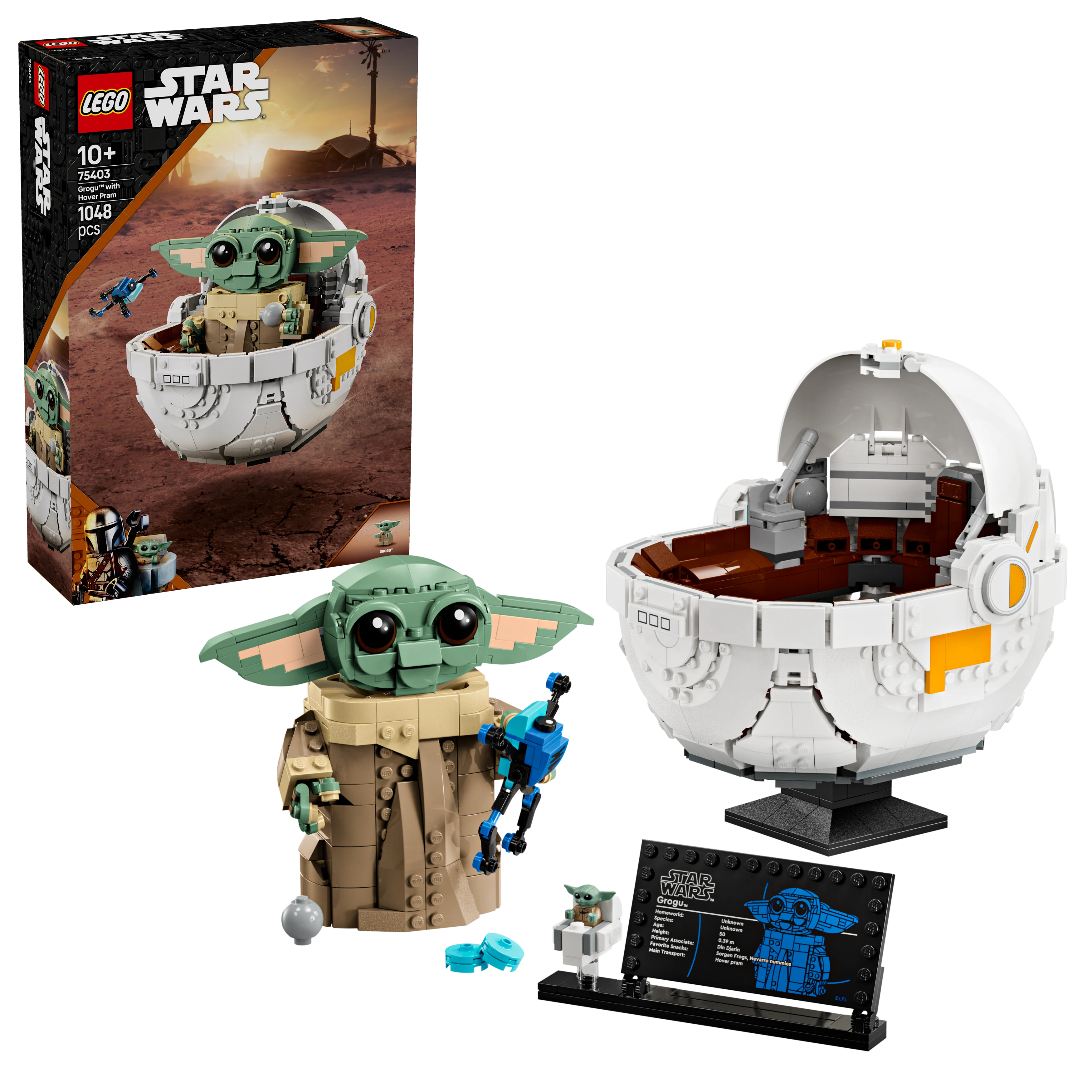 LEGO - Star Wars TM - Grogu™ med svevende barnevogn (75403) - Gratis frakt v:2792429