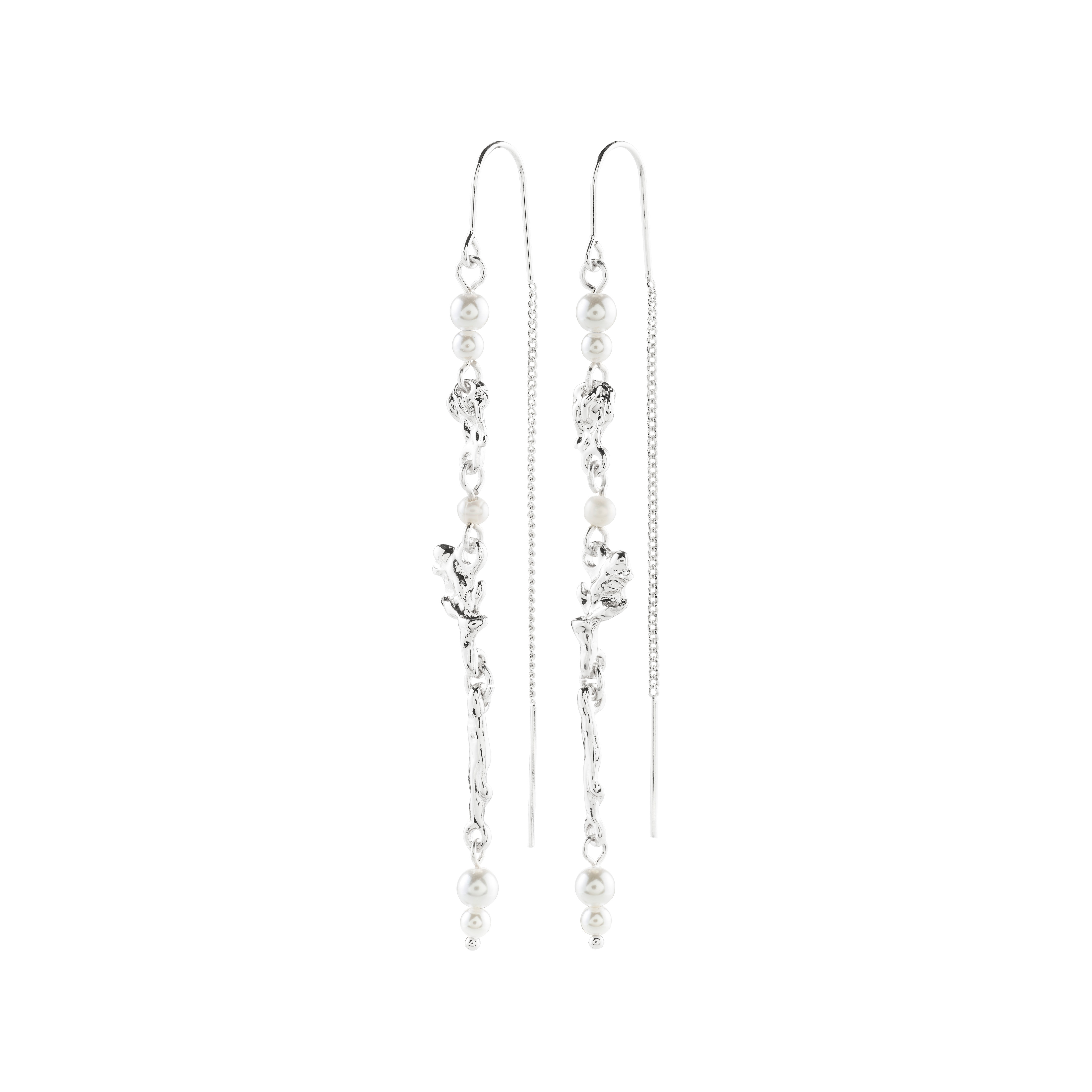 PILGRIM – SLOAN Chain Earrings – Silver Plated – 83 mm v:8766153 PILGRIM – SLOAN Chain Earrings – Silver Plated – 83 mm v:8766153