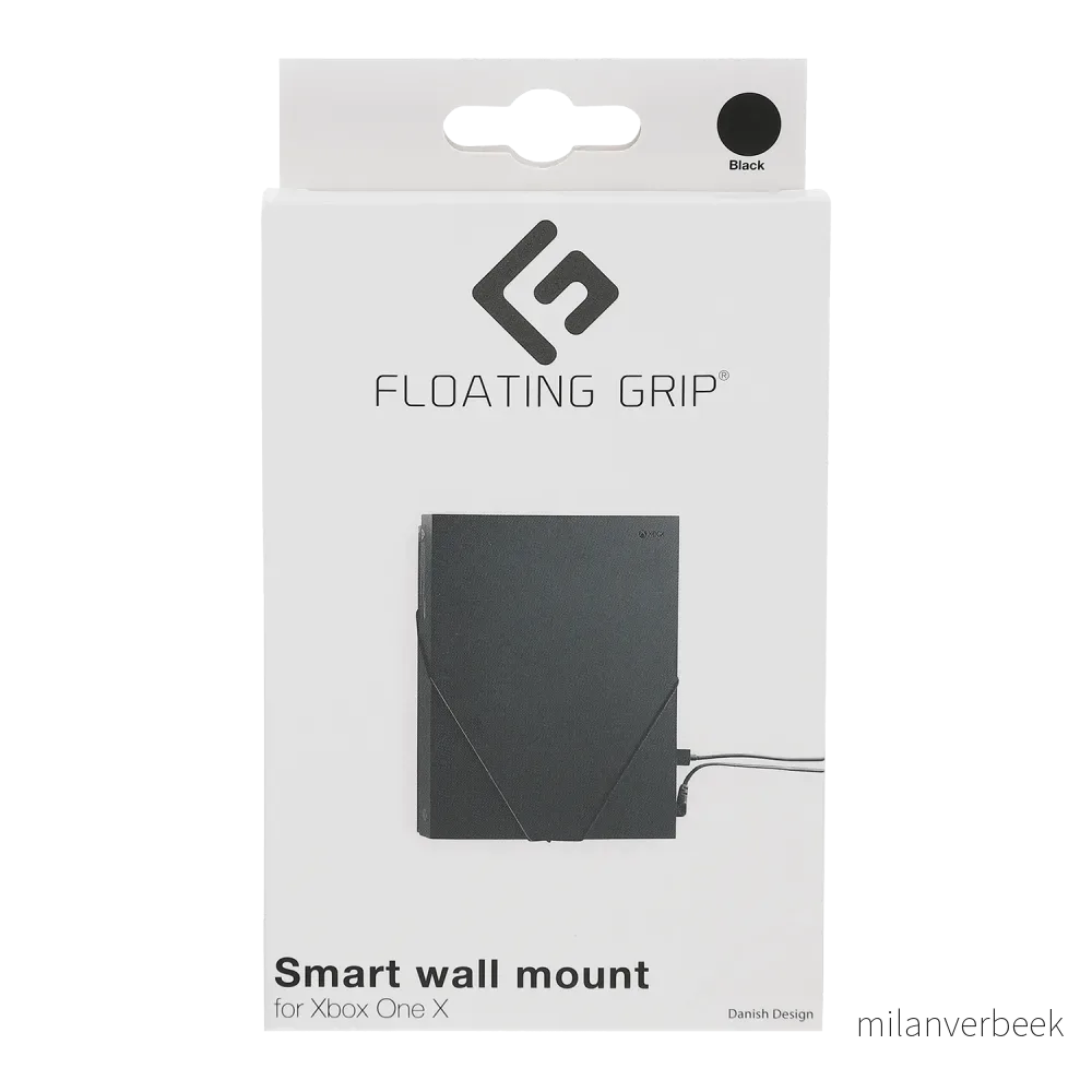 Floating Grip Xbox One X Wall Mount (Black) - Gratis frakt v:3339909