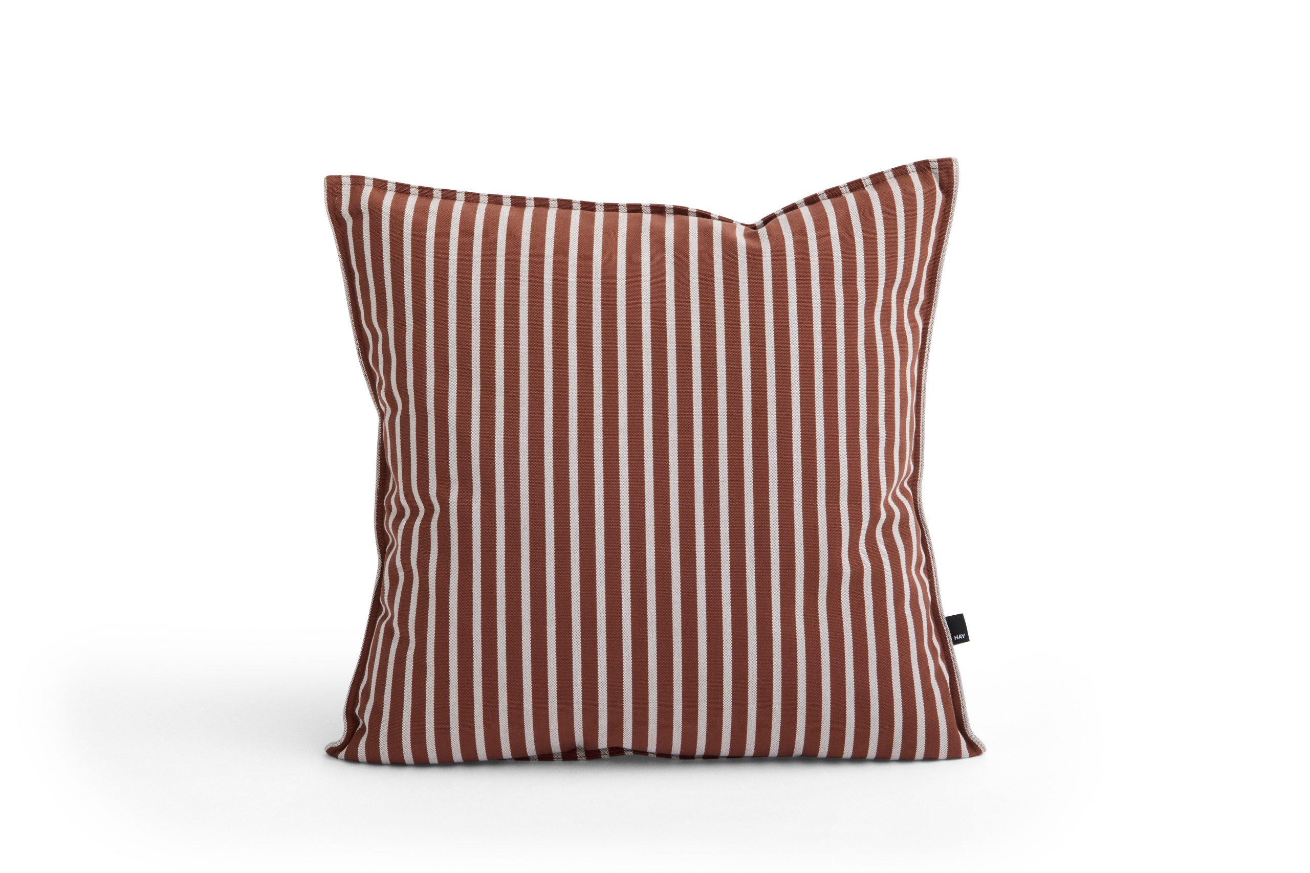 HAY - Terrazza Cushion - 50x50 cm - Terrakotta Bred Stripe - Terracotta bold stripe - 50.0 - 50.0 v:7672748