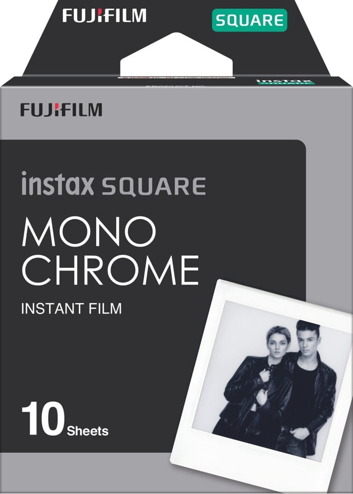 Fuji - Instax Square Film 1x10 Shots - Monochrome v:1914827
