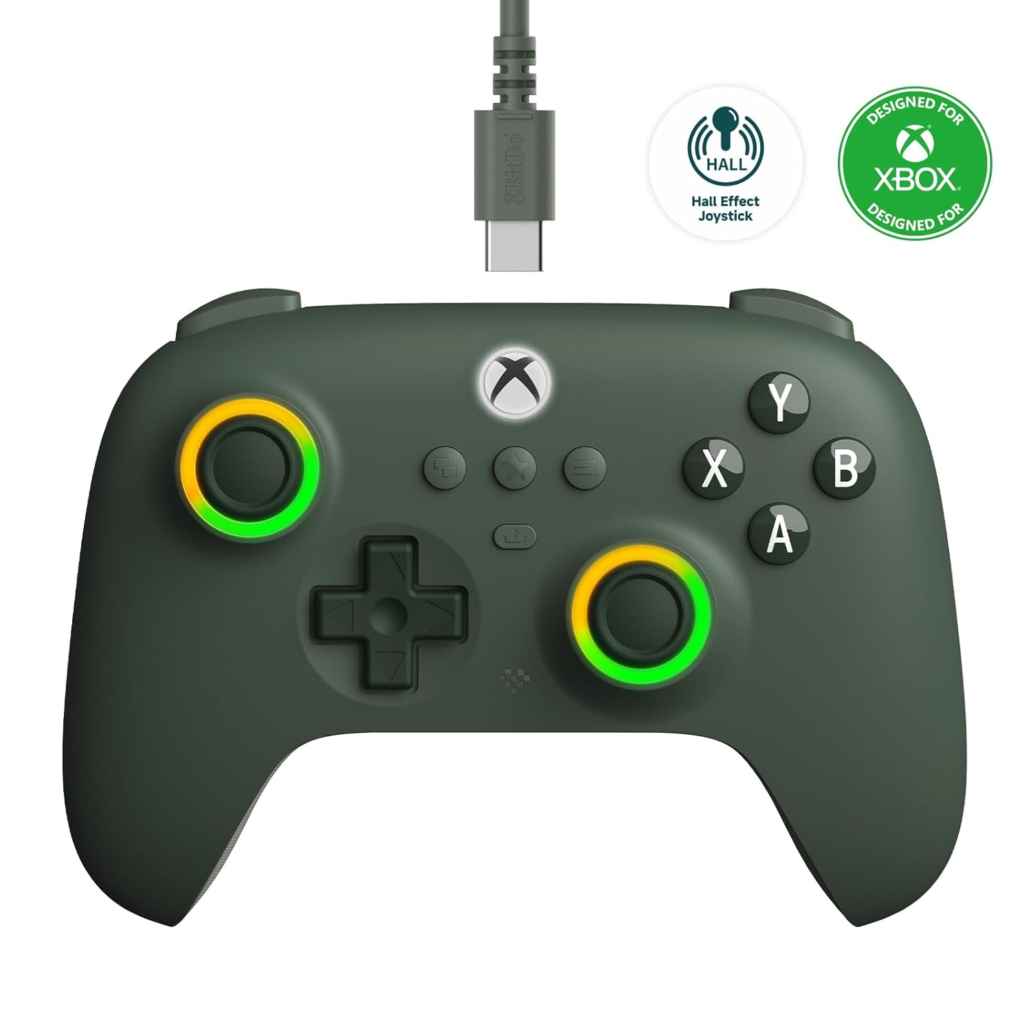 8BitDo – Ultimate C Gamepad – Xbox (Dark Green) v:5745475