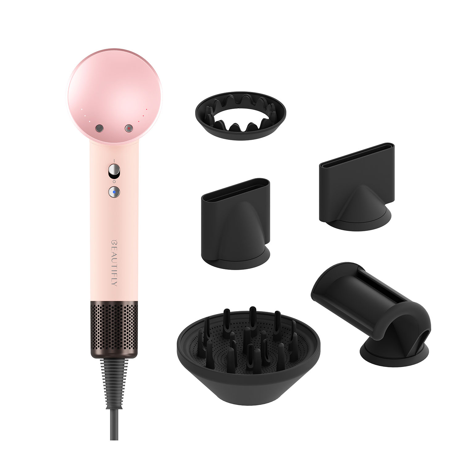 Beautifly - Hårføner - DryFinity Rose - Gratis frakt v:8732016