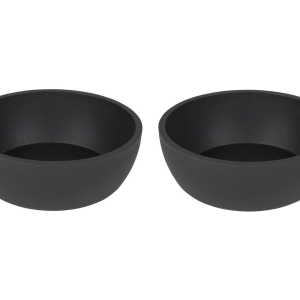 District 70 – 2x Bamboo Bowl Small Dark Grey – 570ml. v:6351388