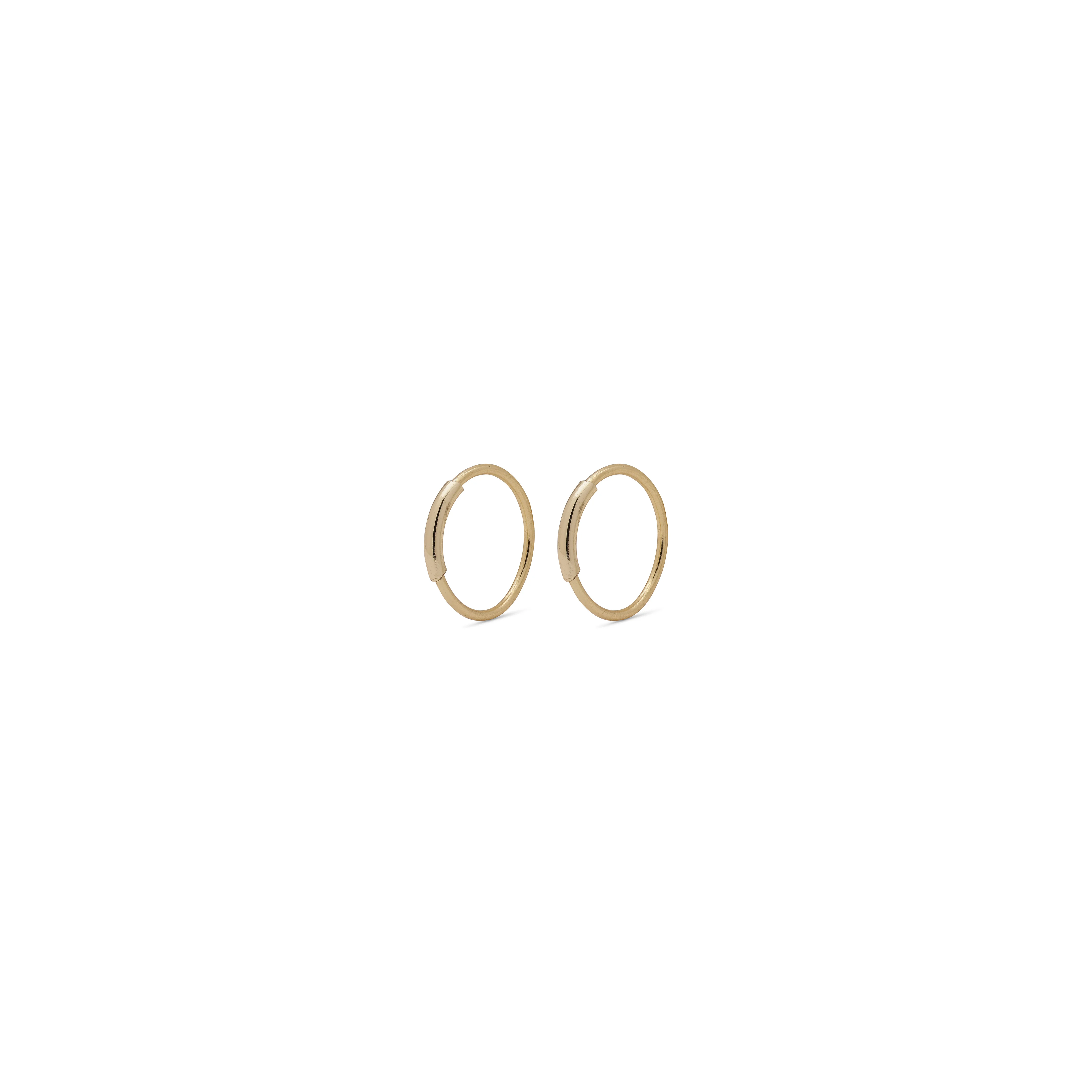 PILGRIM – RAQUEL Mini Hoop Earrings – Gold Plated – 10 mm v:1017457