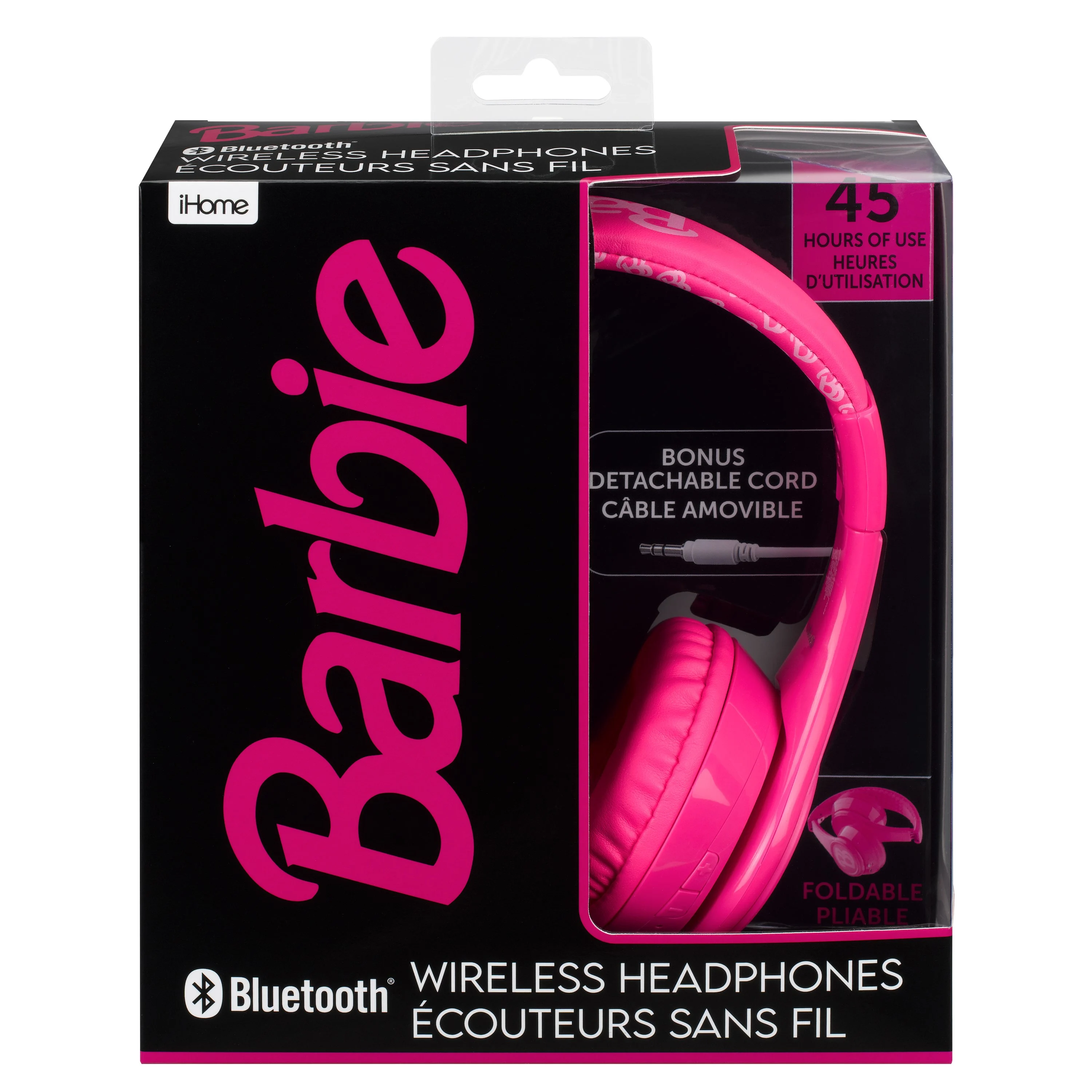 iHome – Barbie Premium Bluetooth Headphones – Gratis frakt v:6804637