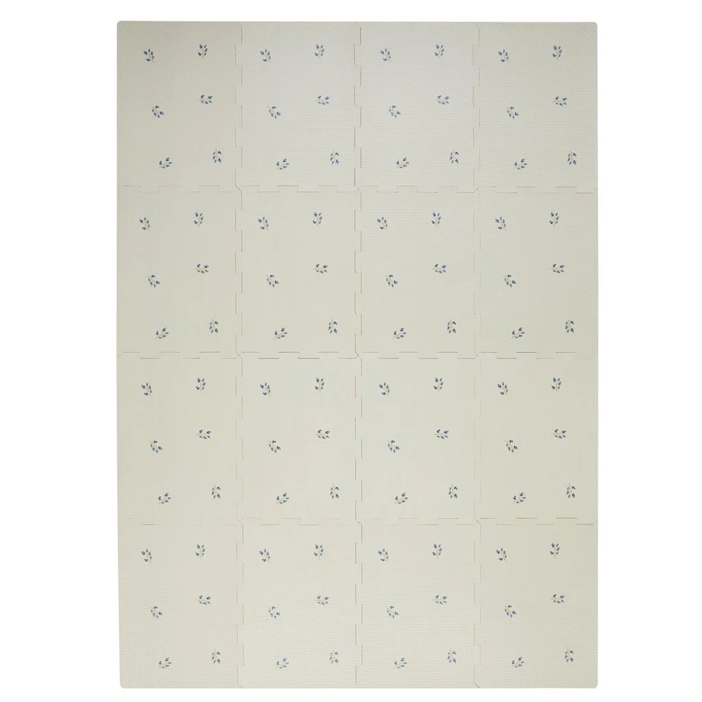 3 Sprouts - Lekematte - Blueberry Taupe - 171 cm x 123 cm x 1 cm - Gratis frakt v:6527369