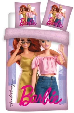 Bed Linen – Adult size 140 x 200 cm – Barbie (1000399) – Gratis frakt v:8489834